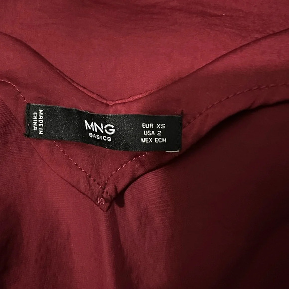 MANGO Satin dress size XS - Picture 4 of 4